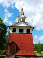 235 Sundborn_Glockenturm der Kirche